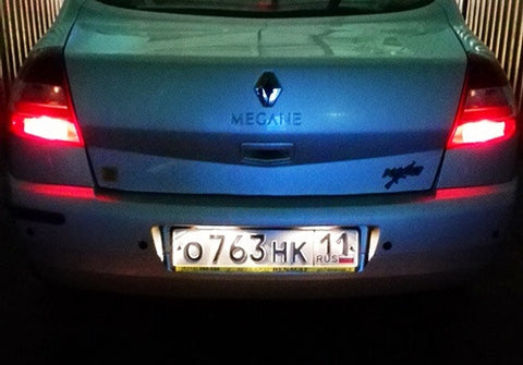 LED License Number Plate Light lamp OEM Replacement kit Renault Clio Megane Laguna
