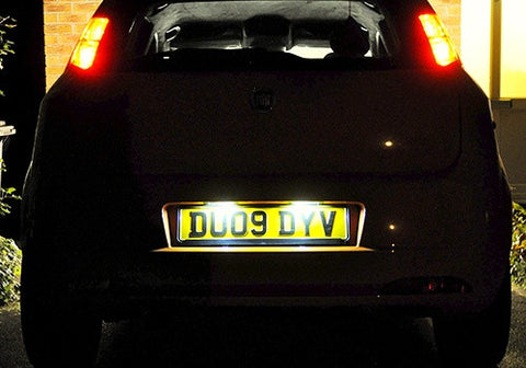 LED License Number Plate Light lamp OEM Replacement kit Renault Clio Megane Laguna