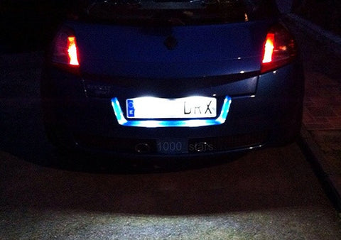 LED License Number Plate Light lamp OEM Replacement kit Renault Clio Megane Laguna