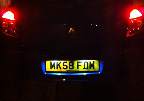 LED License Number Plate Light lamp OEM Replacement kit Renault Clio Megane Laguna