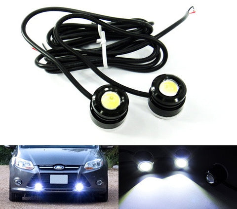 Universal 3W high power LED Eagle Eye kit Daytime Running Light DRL / Fog Lamp