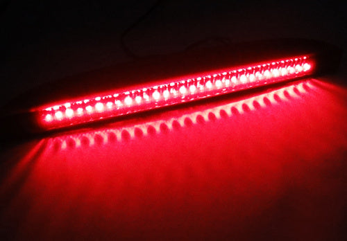 1x Black Smoked Lens LED High Mount Level Third Brake Stop Light Renault Clio II
