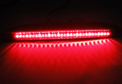 1x Black Smoked Lens LED High Mount Level Third Brake Stop Light Renault Clio II