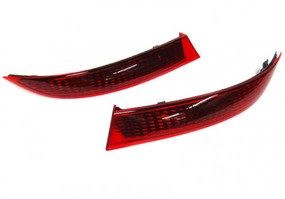 2x Bumper Reflector Assembly Red Lens Light BMW X5 E70 LCI