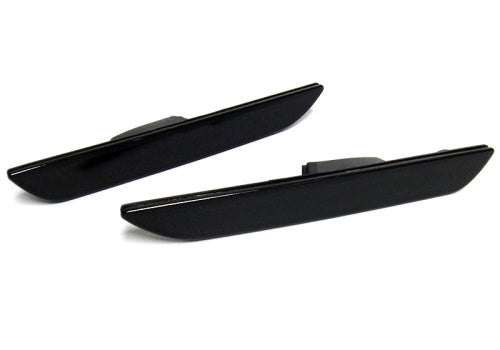 2x Black Smoked Lens LED Rear Bumper Side Marker Light Red 2015+ Ford Mustang VI