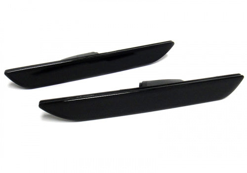 2x Black Smoked Lens LED Rear Bumper Side Marker Light Red 2015+ Ford Mustang VI