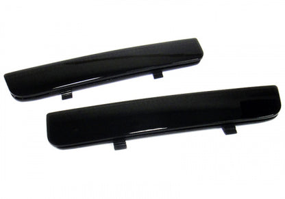 2x Bumper Reflector Assembly Black Smoked Lens Light Land Rover L322 Range Rover LR2