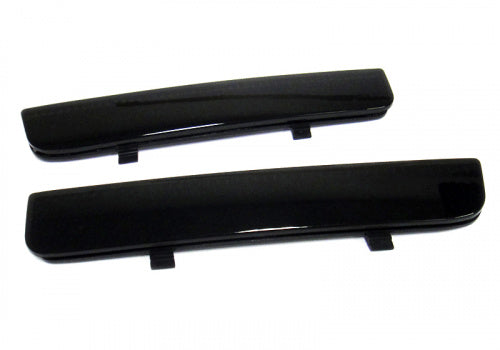 2x Bumper Reflector Assembly Black Smoked Lens Light Land Rover L322 Range Rover LR2
