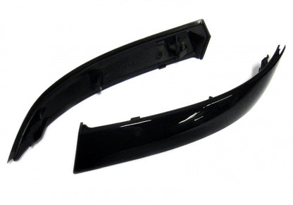 2x Bumper Reflector Assembly Black Smoked Lens Light BMW X5 E70 LCI