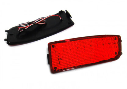 2x LED Bumper Reflector Assembly Red Lens Tail Brake Light Red 06+ MB Sprinter 906 VW Crafter