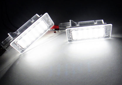 LED License Number Plate Light lamp OEM Replacement kit Renault Captur Modus Scenic