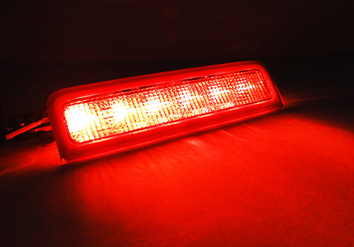 1x Black Smoked Lens LED High Mount Level Third Brake Stop Light 2004-15 VW Caddy MK III