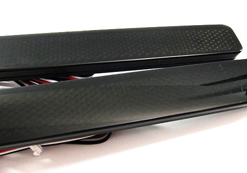 2x LED Bumper Reflector Assembly Black Smoked lens Tail Brake Light Red 2014+ Nissan Qashqai Pathfinder Q30 Q50