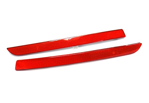 2x Bumper Reflector Assembly Red lens Light 2012-16 VW Transporter T5 Caravelle facelifted