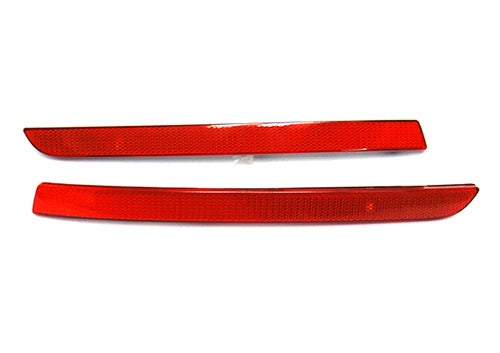 2x Bumper Reflector Assembly Red lens Light 2012-16 VW Transporter T5 Caravelle facelifted