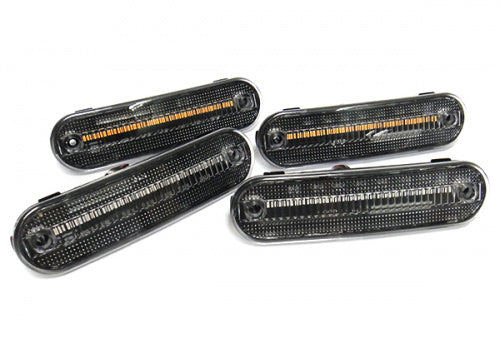4x Clear Lens LED Side Marker Light Amber Red 90-05 Mazda MX-5