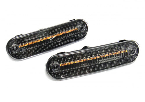 4x Clear Lens LED Side Marker Light Amber Red 90-05 Mazda MX-5