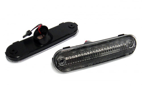 4x Clear Lens LED Side Marker Light Amber Red 90-05 Mazda MX-5