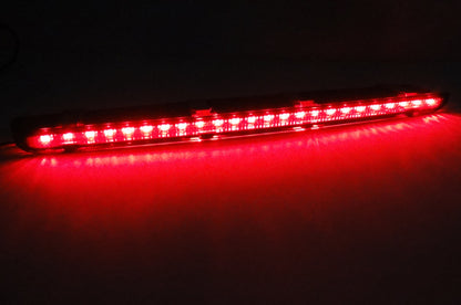 1x Black Smoked Lens LED Rear Trunk Boot Third Brake Stop Light Mercedes C-Class W203