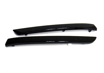 2x Bumper Reflector Assembly Black Smoked lens Light 2012-16 VW Transporter T5 Caravelle facelifted