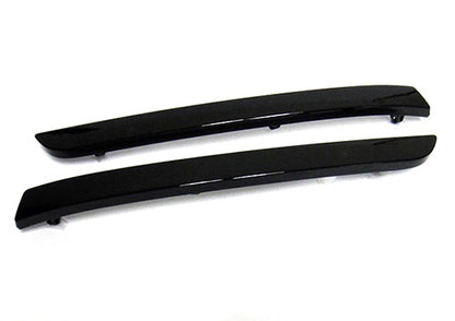 2x Bumper Reflector Assembly Black Smoked lens Light 2012-16 VW Transporter T5 Caravelle facelifted