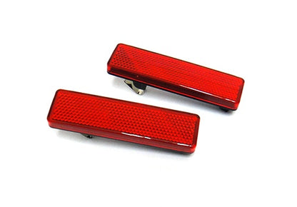 2x Bumper Reflector Assembly Red lens Light Vauxhall Vivaro Renault Trafic