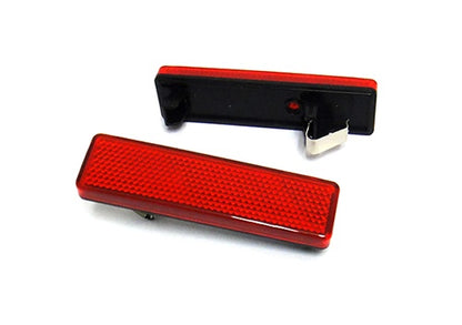 2x Bumper Reflector Assembly Red lens Light Vauxhall Vivaro Renault Trafic