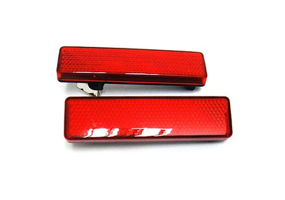 2x Bumper Reflector Assembly Red lens Light Vauxhall Vivaro Renault Trafic