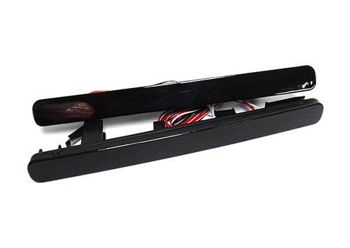 2x LED Bumper Reflector Assembly Black Smoked lens Tail Brake Light Red Acura TSX Euro Accord MKVIII