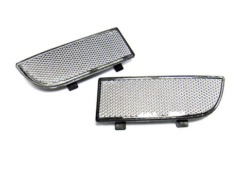 2x Bumper Reflector Assembly Clear Lens Light 2003-14 Mercedes Vito Viano W639