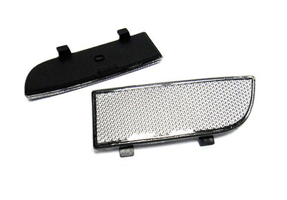 2x Bumper Reflector Assembly Clear Lens Light 2003-14 Mercedes Vito Viano W639