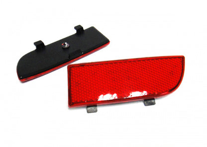 2x Bumper Reflector Assembly Red Lens Light 2003-14 Mercedes Vito Viano W639
