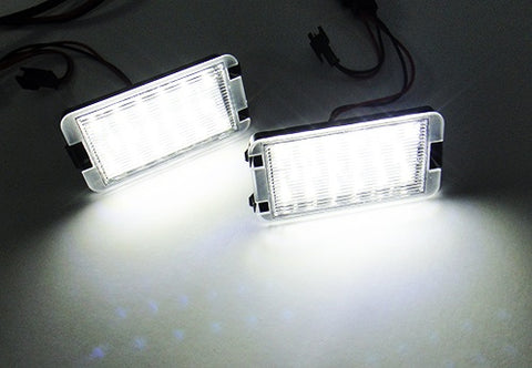 LED License Number Plate Light lamp OEM Replacement kit Seat Altea Ibiza León Toledo