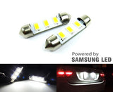 2 pieces of Error Free high power 3 SAMSUNG SMD LED 37mm C5W 6418 Festoon bulb white