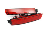 2x LED Bumper Reflector Red lens Tail Brake Light lamp Red Nissan Juke Murano Quest Infiniti FX35 FX50