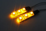 2 pieces of 3 SMD LED universal light strip amber