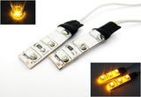 2 pieces of 3 SMD LED universal light strip amber