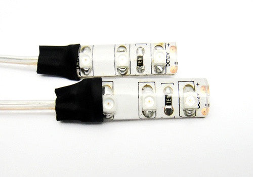 2 pieces of 3 SMD LED universal light strip red