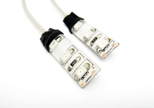 2 pieces of 3 SMD LED universal light strip red