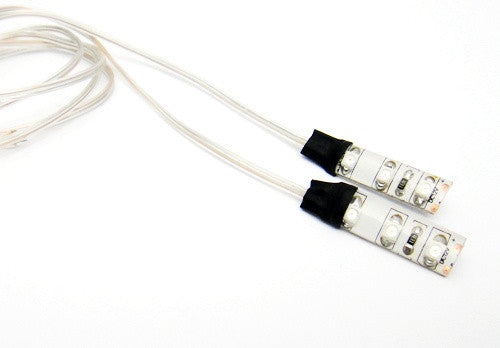 2 pieces of 3 SMD LED universal light strip red