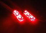 2 pieces of 3 SMD LED universal light strip red