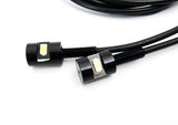 2 pieces of Bolt-On black Screw SMD LED License Plate Light Lamp white