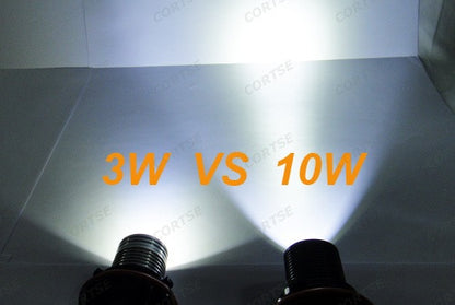 BMW xenon white 10W CREE LED Angel Eyes / Halo Ring replacement Light E39 E60 E63 E65 E53