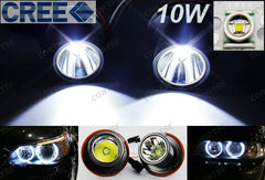BMW xenon white 10W CREE LED Angel Eyes / Halo Ring replacement Light E39 E60 E63 E65 E53