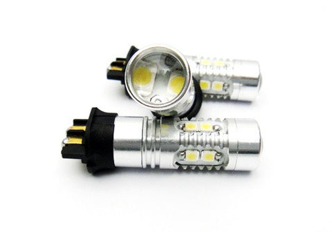 2 pieces of 10 SAMSUNG 2323 SMD LED PW24W PWY24W Light bulb white