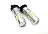 2 pieces of 10 SAMSUNG 2323 SMD LED PW24W PWY24W Light bulb white