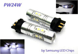 2 pieces of 10 SAMSUNG 2323 SMD LED PW24W PWY24W Light bulb white