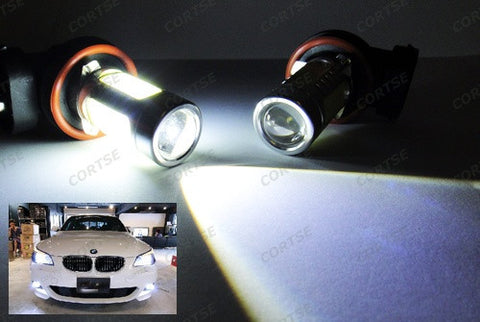 2 pieces of 9006 HB4 CREE LED Projector Light with 4 Plasma SMD LED 11W white