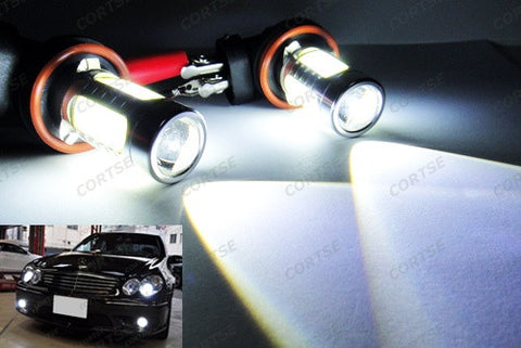 2 pieces of 9006 HB4 CREE LED Projector Light with 4 Plasma SMD LED 11W white