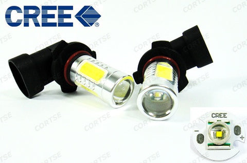 2 pieces of 9006 HB4 CREE LED Projector Light with 4 Plasma SMD LED 11W white